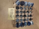20 Jabo Alox Cullet tops and Emb bases