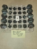 20 New Decade Cullet Tops and Emb bases