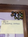 11 Assorted marbles
