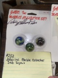 Jabo Inc marble collector set signed