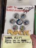 Popeye Jabo inc marble collector set with autograph