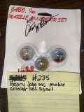 Henry Jabo inc marble collector set autographed