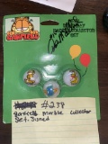 Garfield Marble collector set Autographed