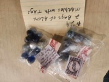 2 bags of Alox marbles with retail tags