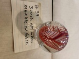 3 inch Art glass marble