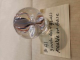 3 inch Art glass marble