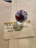 Patriotic marble and base