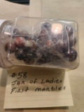 Jar of LAdies First marbles