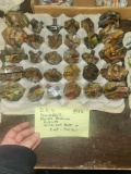 Tray of 20 Pennsboro Buddies 9-21-15 Hex tops and Emb bases
