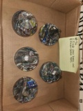 4 Finale cullet tops and 5 Emb bases