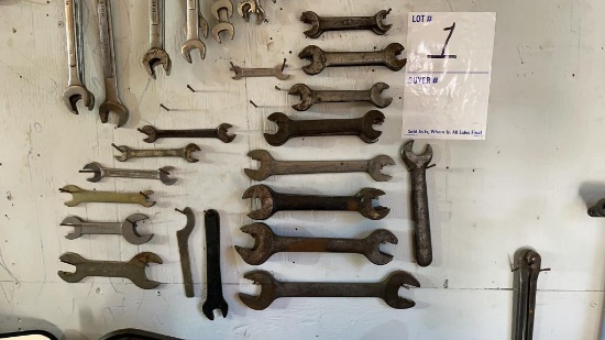Large wrench assortment