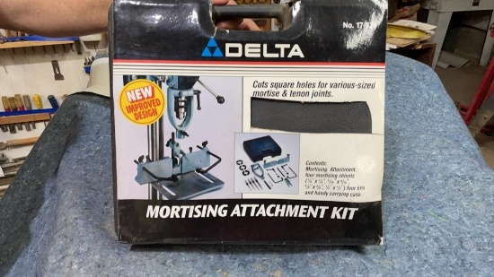 Brand new delta mortising attachment