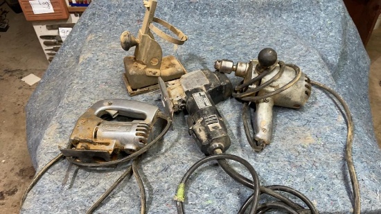 Heavy duty hammer drill, jig saws, and hand
