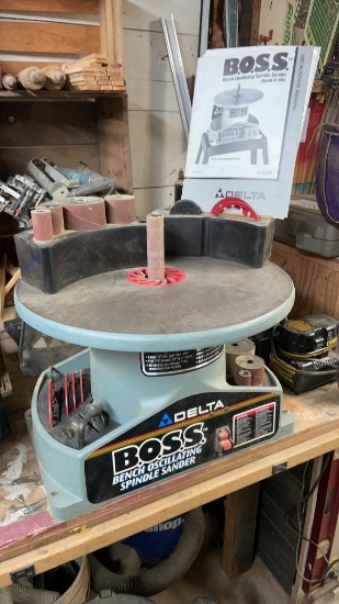 Boss Spindle Sander with all accessories