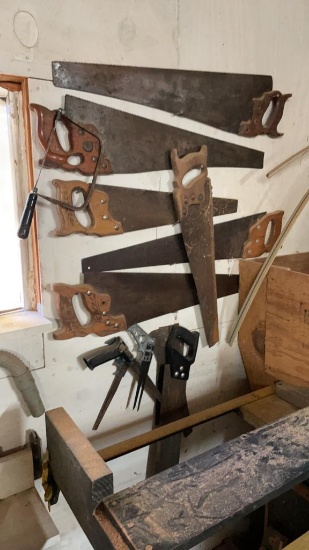 Lot of hand saws