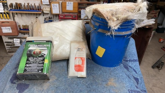Fiberglass working materials