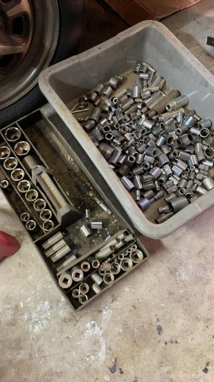Large lot of sockets