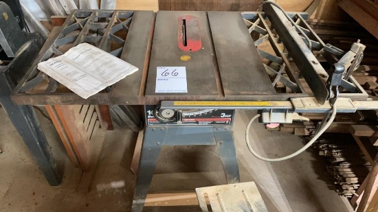 Craftsman 3HP table saw