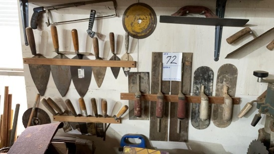 Concrete trowels and misc