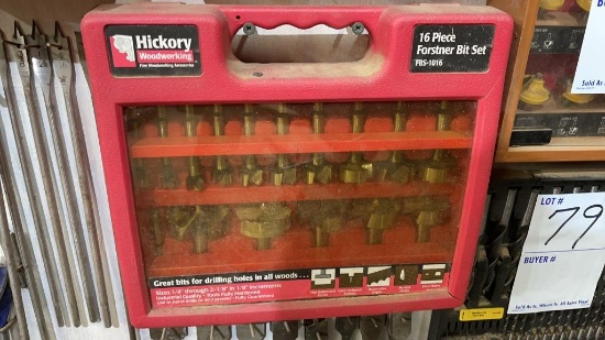 Hickory 16 piece forstnerbit set