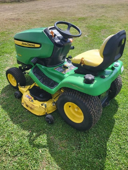 2014 John Deere Riding Mower 48" cut 22 hp hydrostatic transmission 520 hrs