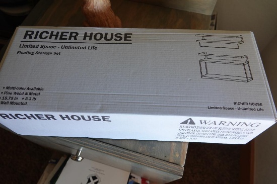 Richer House Floating Shelf Unit