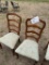 wooden chairs