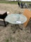 glass top tables