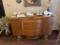 antique buffet and contents