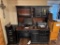 office desk/computer/printer/file cabinet