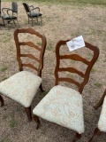 wooden chairs