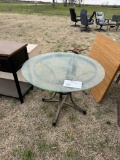 glass top tables