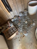 lot of canning jars