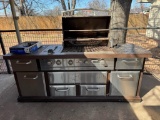 Professional BBQ grill