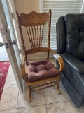 wooden rocker
