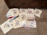hand crafted towels/linens