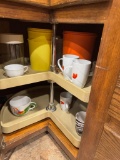 contents of cabinet