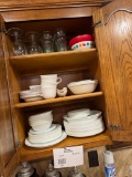 contents of cabinet
