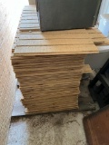 Stack of cut siding