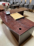 Rounded Desk with Return