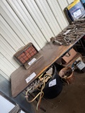 wooden folding table