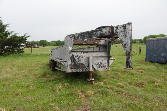 gooseneck trailer 18' x 69" w/42" sides