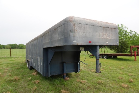 gooseneck enclosed trailer 24' x 82" box
