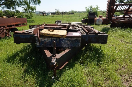 triple axle trailer 17' w/3' dove 104" wide