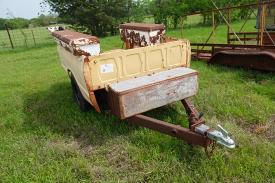 p/u bed trailer w/ tool boxes