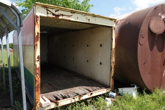 24' storage truck box
