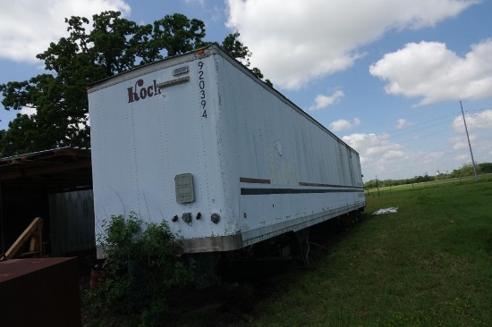 semi storage trailer 53' No contents