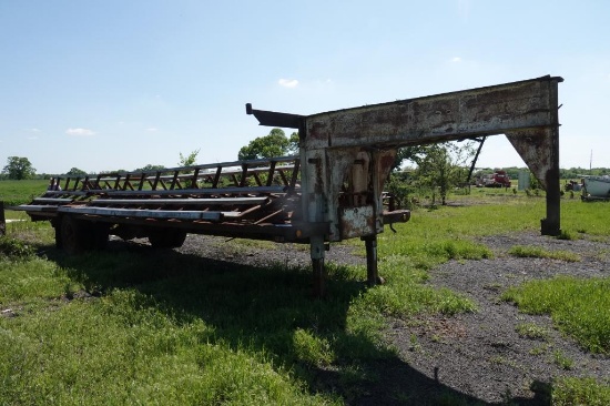 round bale trailer