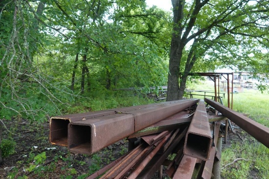 6x6 square tubing various lengths 4x (20-24' lengths)