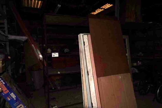 4x8x8ft tall metal shelving - no contents